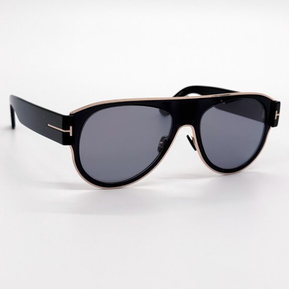 NEW TOM FORD LYLE-02 TF1074 01C UNISEX AVIATOR SUNGLASSES FT1074/S 01C - Picture 1 of 12